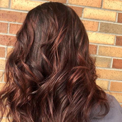 Red fall hair by Christa